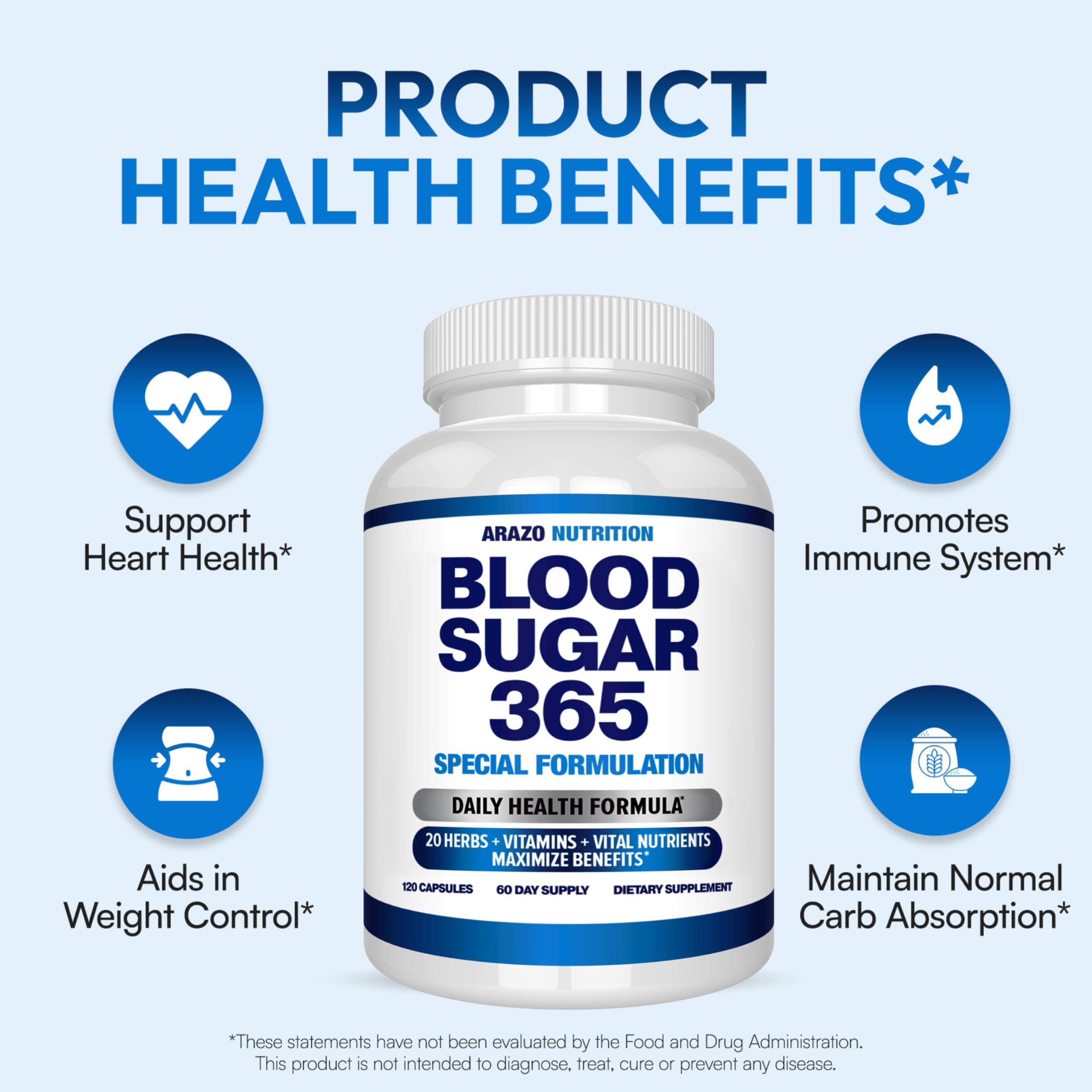 Blended Vitamin & Mineral Supplement capsules on a wooden table