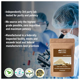 Blessfull Healing Mulondo Mondia Whitei Root Powder close-up of powder