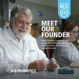 BLIS K12 Probiotic Lozenges 30 Count back view showing allergen information