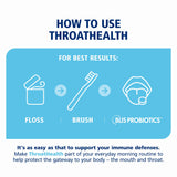 BLIS ThroatHealth Probiotic Lozenges natural vanilla flavour lozenge