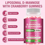 Blivsmlie D-Mannose Gummies 4000mg with fresh cranberries