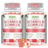 Blivsmlie Vitamin B Complex Gummies front view with packaging