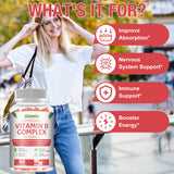 Blivsmlie Vitamin B Complex Gummies in a hand for size reference