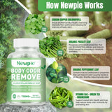 Blltzzz Body Deodorizing Supplement capsules close-up