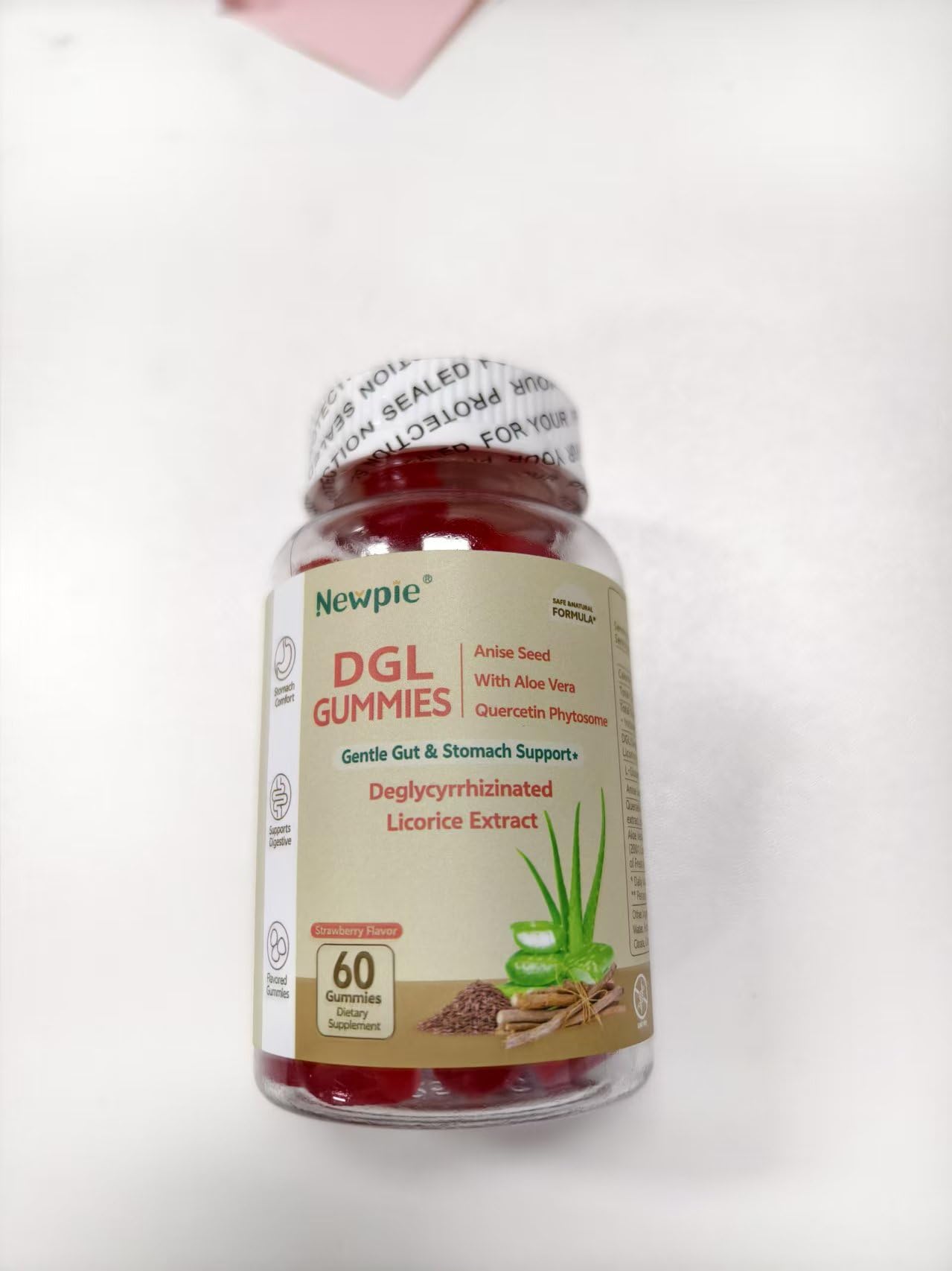 Blltzzz Licorice Root Gummies in a hand
