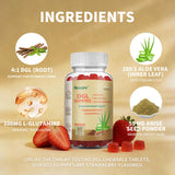 Blltzzz Licorice Root Gummies side view of the bottle
