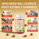 Blltzzz Licorice Root Gummies with fresh strawberries