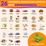 blluysterst Mushroom Gummies 26 Powerful Blend side view