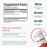 Bloofah Lycopene Supplement bottle with 180 capsules