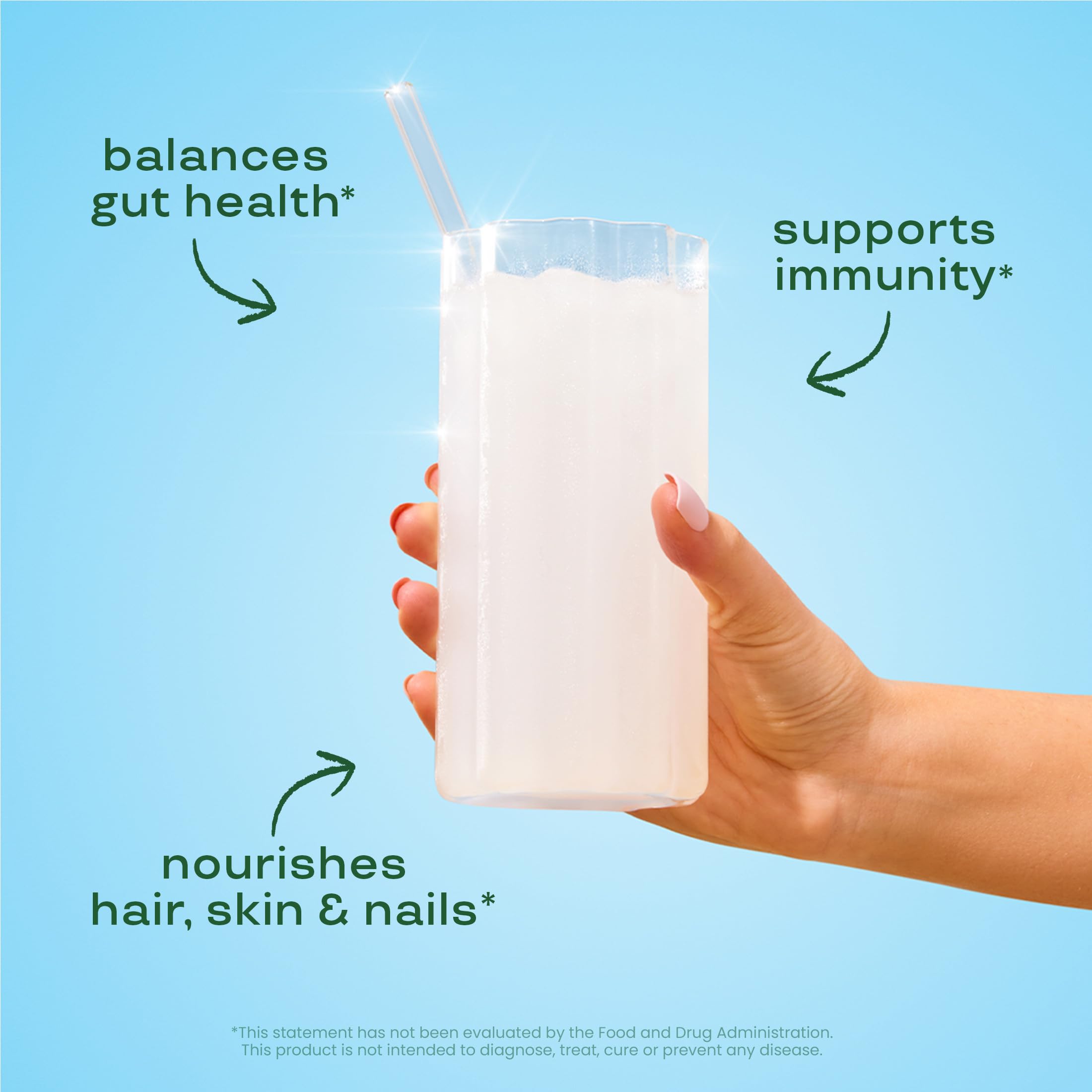 Bloom Nutrition Colostrum & Probiotics with B12 120g scoop