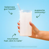 Bloom Nutrition Colostrum & Probiotics with B12 120g scoop