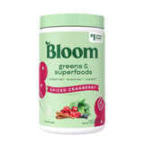 Bloom Nutrition Greens & Superfoods Powder 209g tub front view