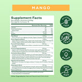 Bloom Nutrition Greens & Superfoods Powder mixed in a glass