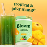 Bloom Nutrition Greens & Superfoods Powder packaging side view