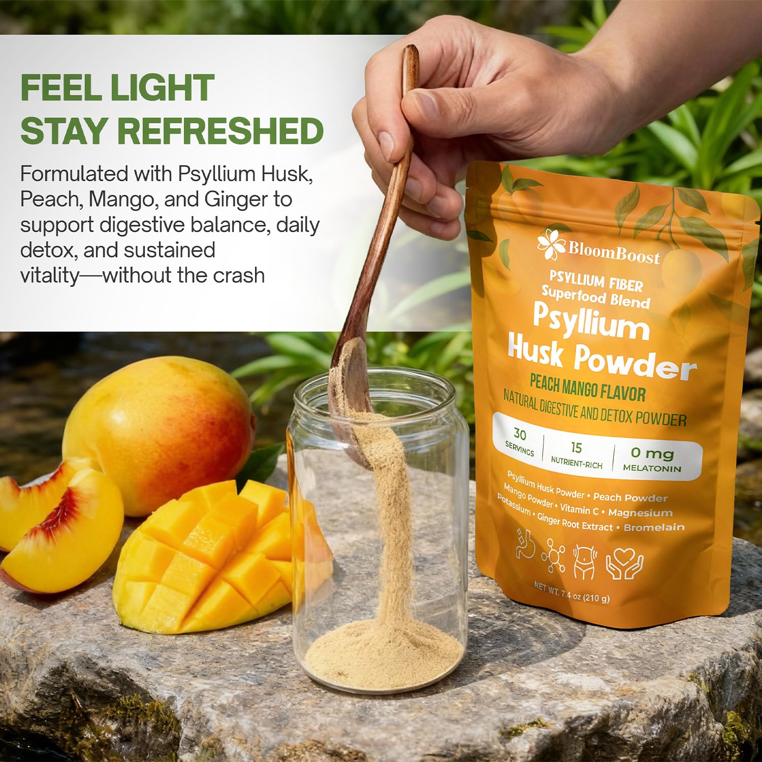 BloomBoost Psyllium Husk Powder nutritional information