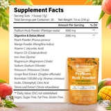 BloomBoost Psyllium Husk Powder scoop with powder