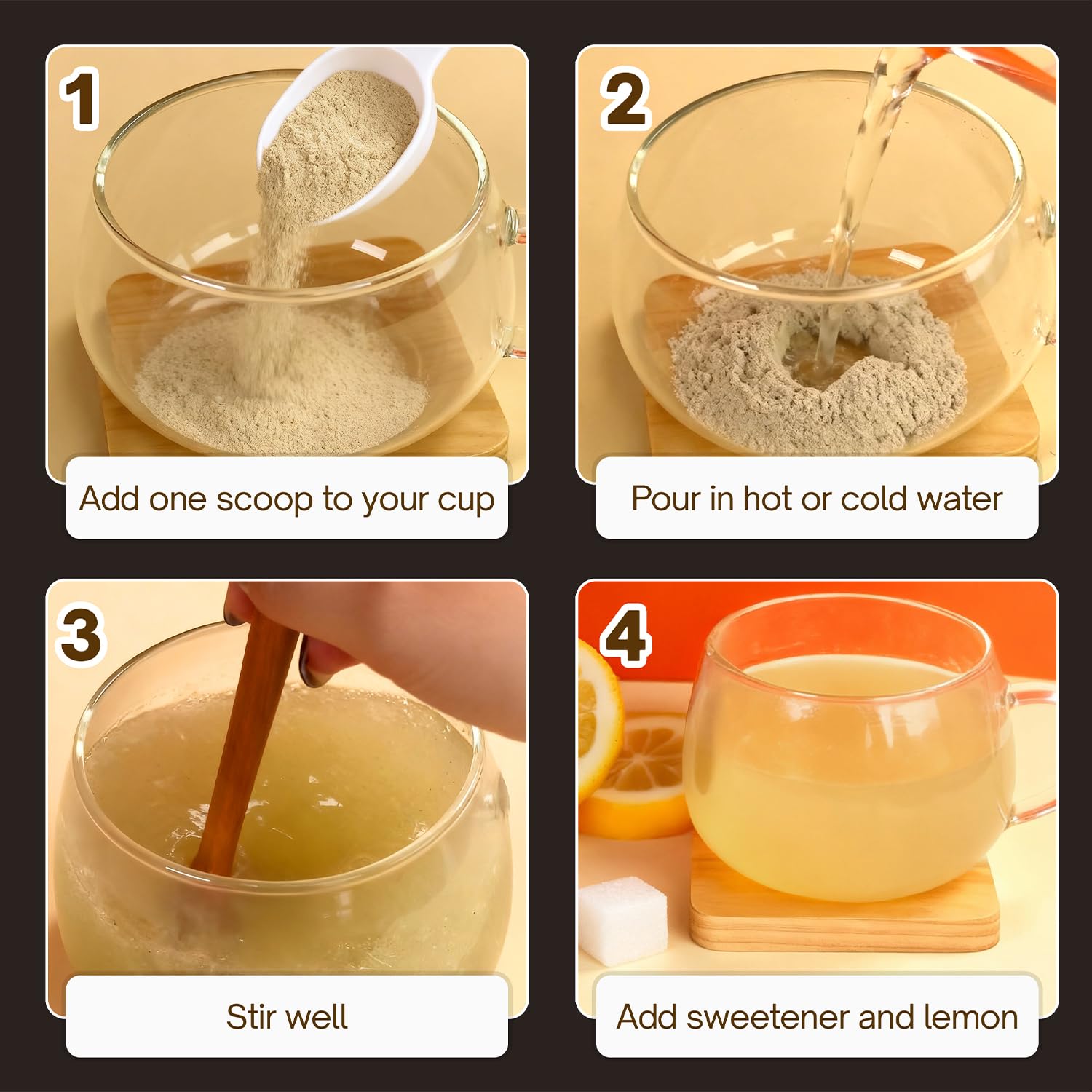 BloomBoost Psyllium Husk Powder serving suggestion