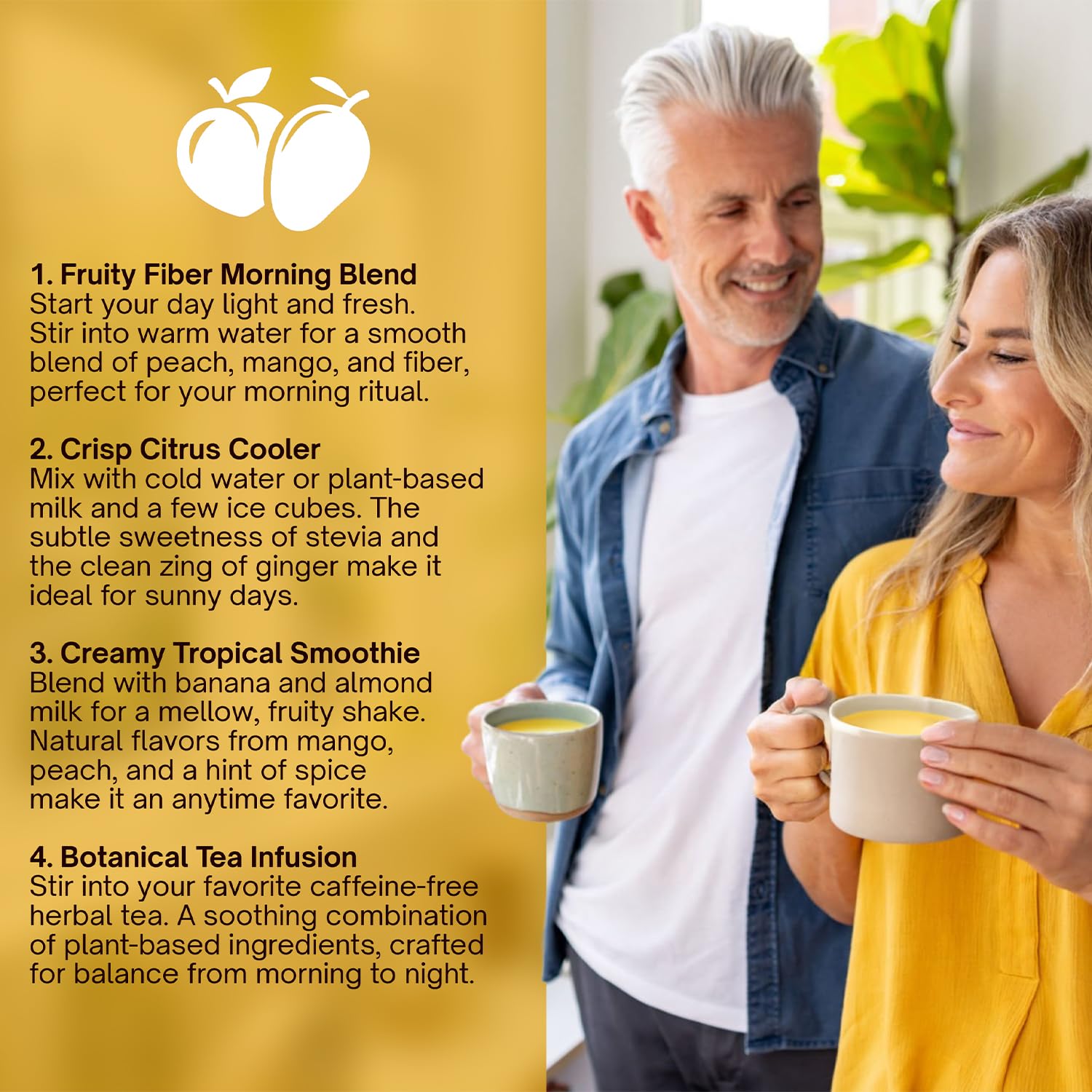 BloomBoost Psyllium Husk Powder tropical blend ingredients