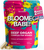 Bloomeo Women's Balance Beef Organ Supplement bottle front view