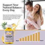 Bloomody Feminine Balance Gummies nutritional information label