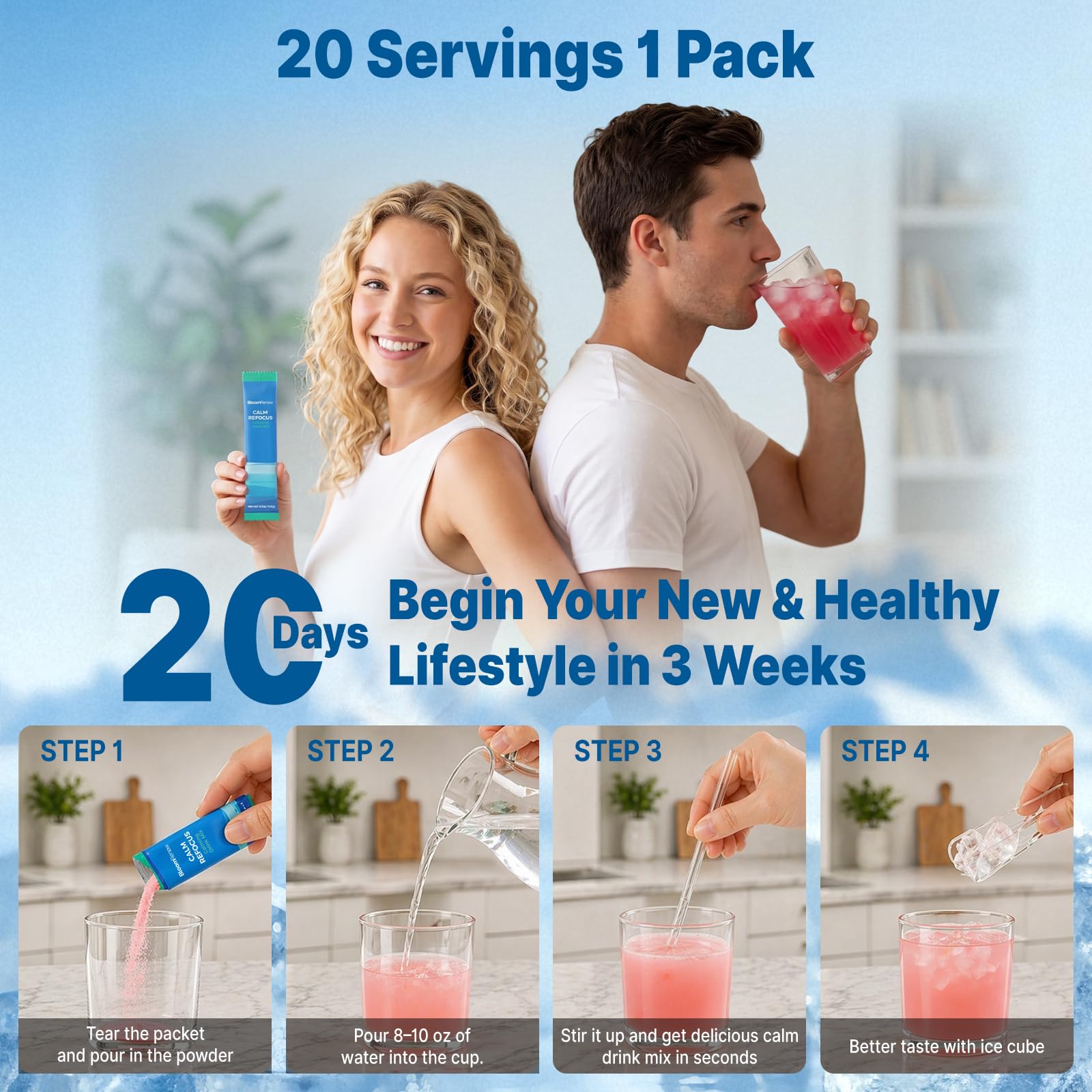 BloomRenew Calm Drink Mix ingredients list
