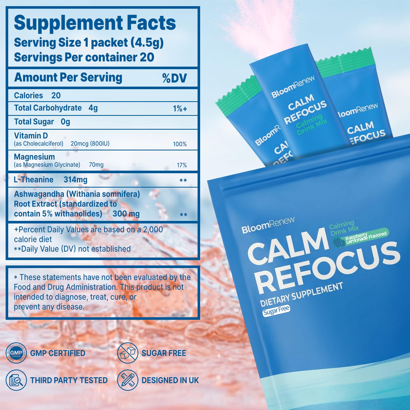 BloomRenew Calm Drink Mix lifestyle scene