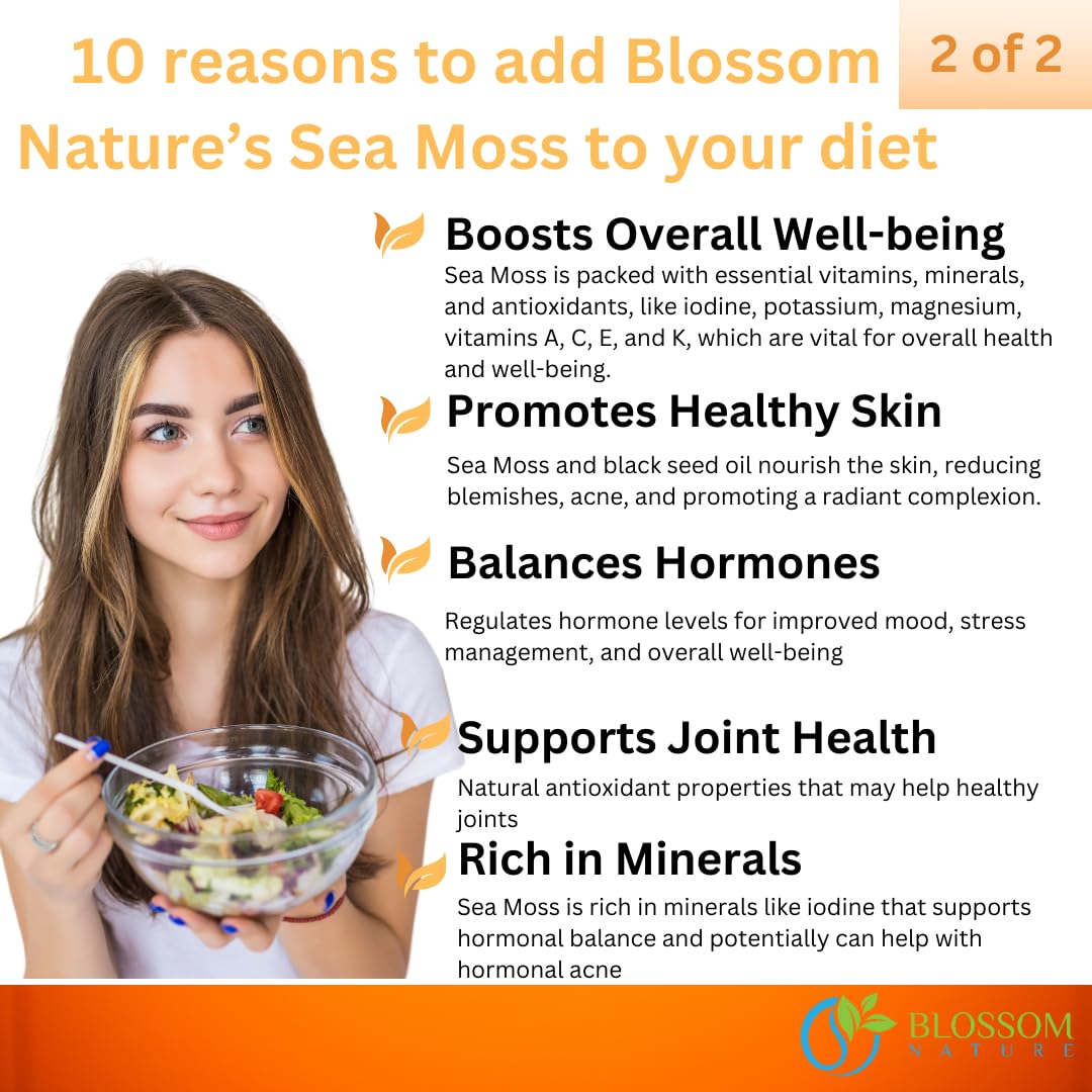 Blossom Nature 10-in-1 supplement bottle on a wooden surface
