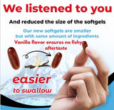 Blossom Nature Antarctic Krill Oil Softgels close-up of softgel