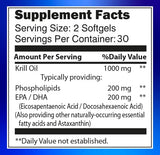 Blossom Nature Antarctic Krill Oil Softgels showing softgel size and shape