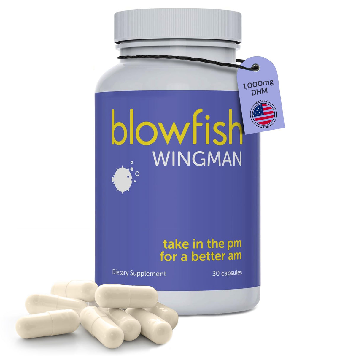 Blowfish Wingman Herbal Multivitamin front view packaging