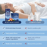 Blue Bear Sleep Adaptogen Drink with chamomile flowers
