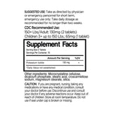BLUE-EMU Potassium Iodide Tablets 130 mg bottle top view