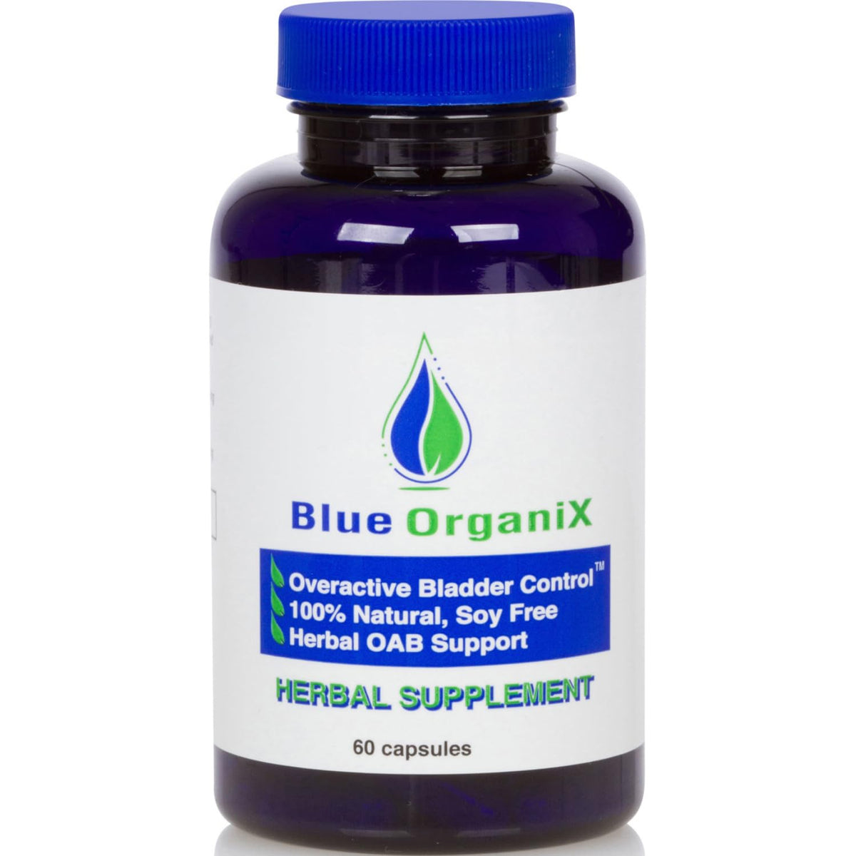 Blue Organix Herbal Supplement 57g front view