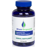 Blue Organix Milk Thistle Berberine 500mg vegetarian capsules front view