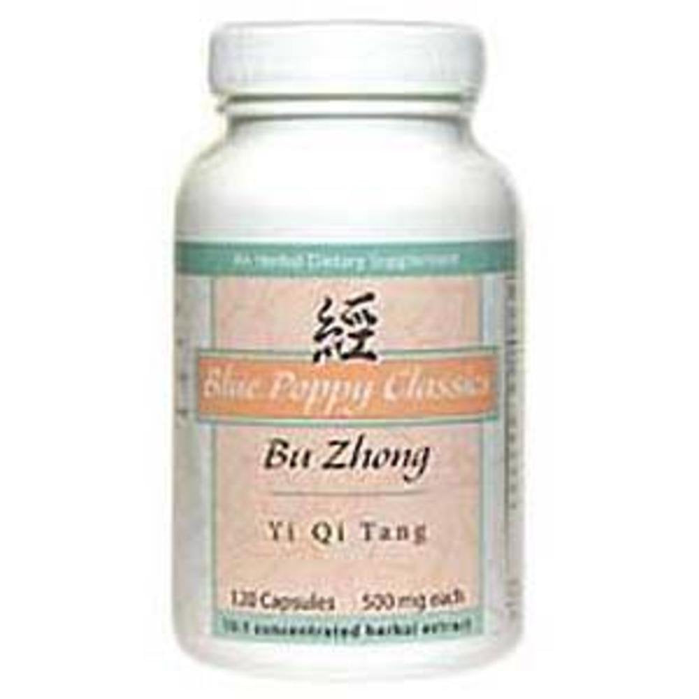 Blue Poppy Bu Zhong Yi Qi Tang 120 capsules front view