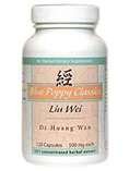 Blue Poppy Liu Wei Di Huang Wan 120 capsules front view