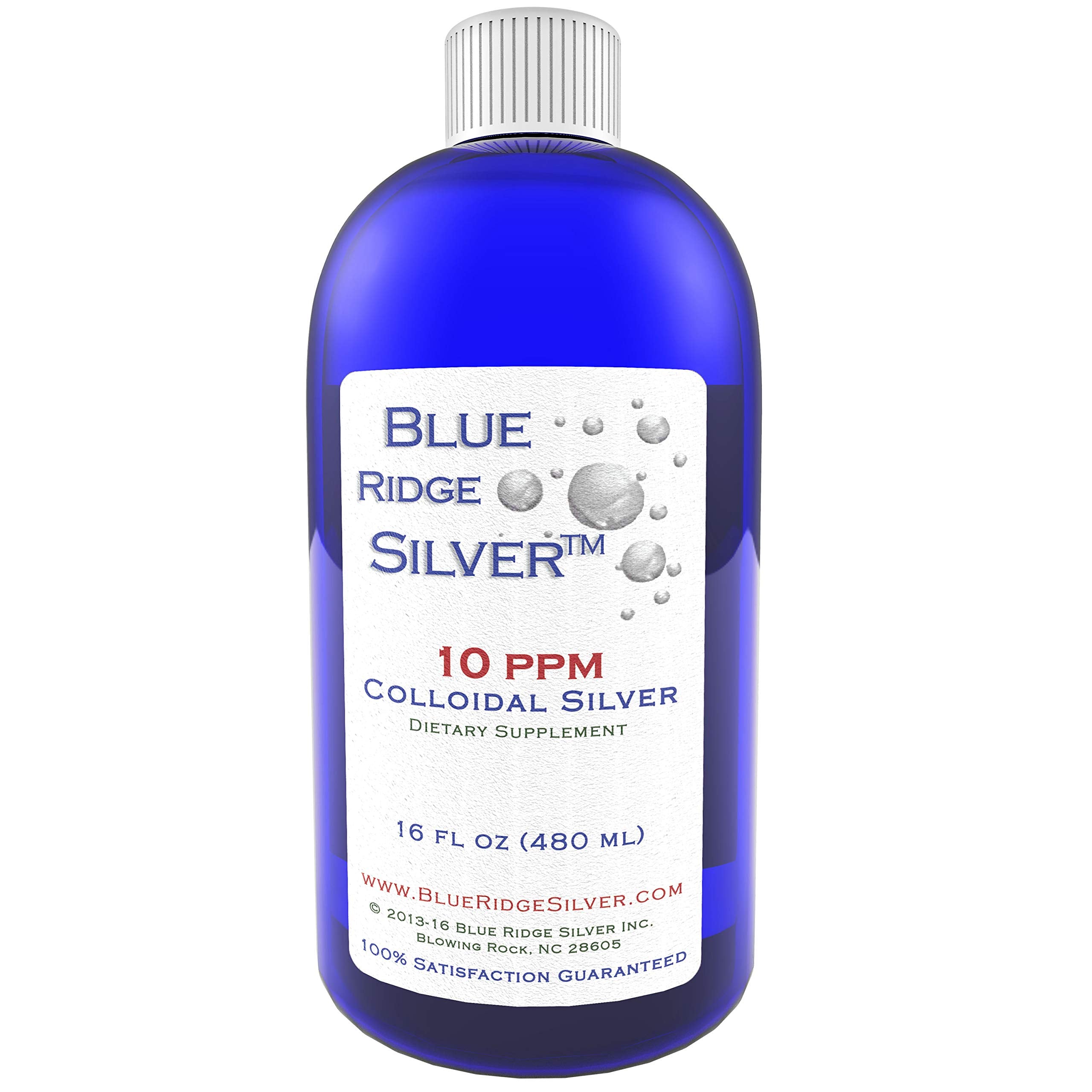 Blue Ridge Silver Colloidal Silver 10 ppm front view