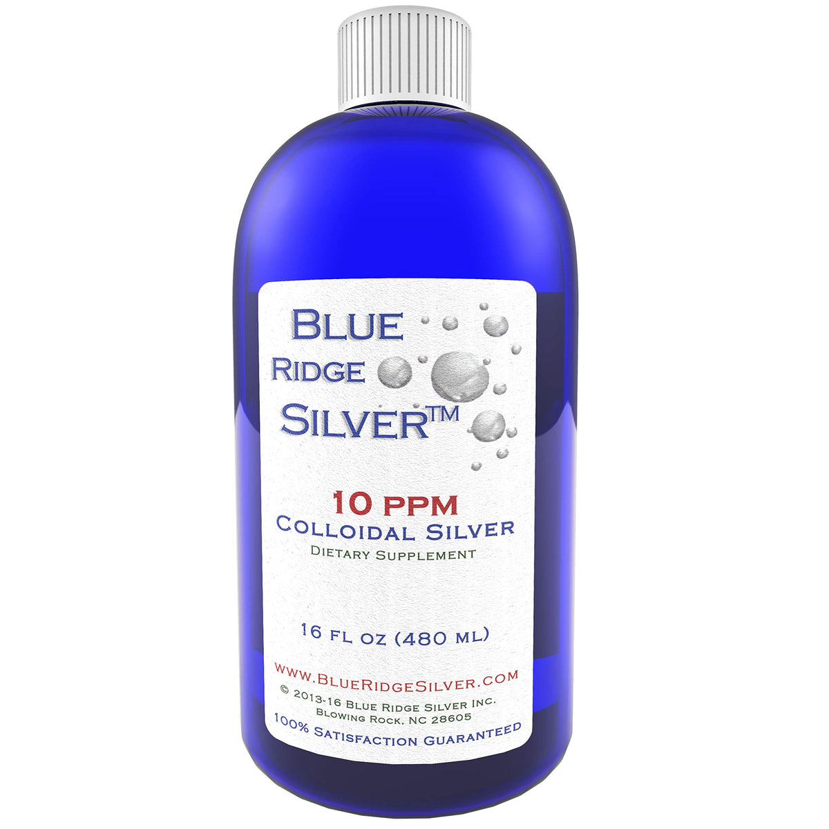 Blue Ridge Silver Colloidal Silver 10 ppm front view