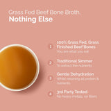 BLUEBIRD PROVISIONS Beef Bone Broth Powder mixed in a smoothie