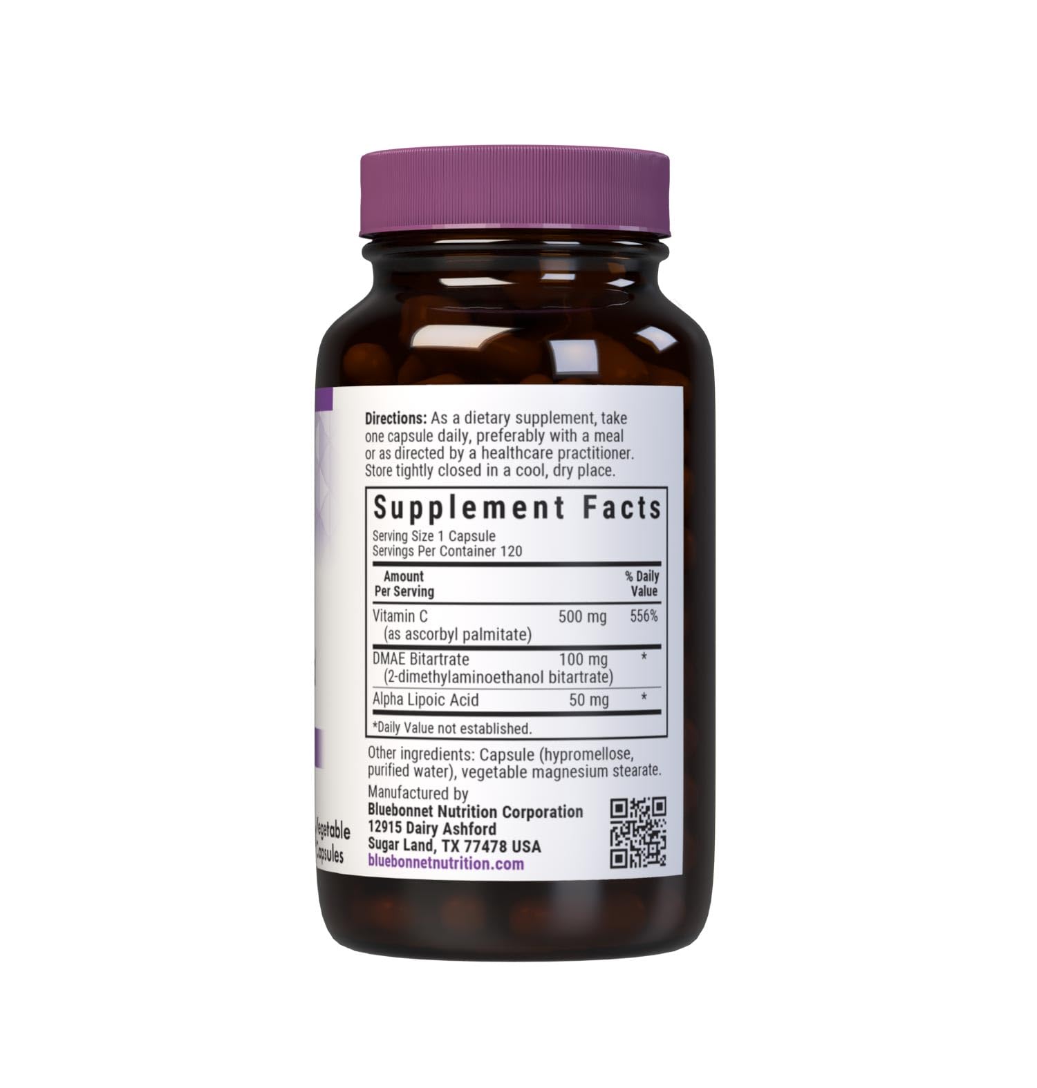 BlueBonnet Age-Less Skin Formula bottle with label