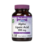 BlueBonnet Alpha Lipoic Acid 200mg vegetable capsules front view