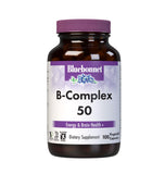 BlueBonnet B Complex 50 Vegetable Capsules front view
