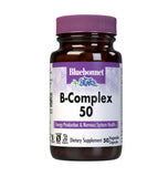 BlueBonnet B-Complex 50 Vegetable Capsules front view