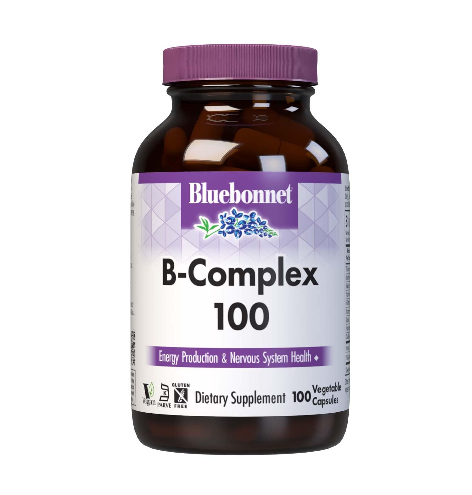 BlueBonnet B Complex Complete 100 Count front view
