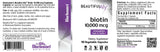 BlueBonnet Biotin 10,000 mcg Vegetable Capsules side view