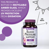 BlueBonnet Blood Pressure Support Vegetable Capsules opened bottle