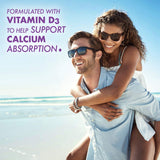 BlueBonnet Calcium Citrate 1000 mg with Vitamin D3 on a wooden table