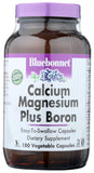 BlueBonnet Calcium Magnesium Plus Boron 180 Vegetable Capsules front view