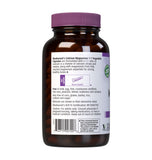 BlueBonnet Calcium & Magnesium Supplement 250mg with a close-up of vegetable capsules