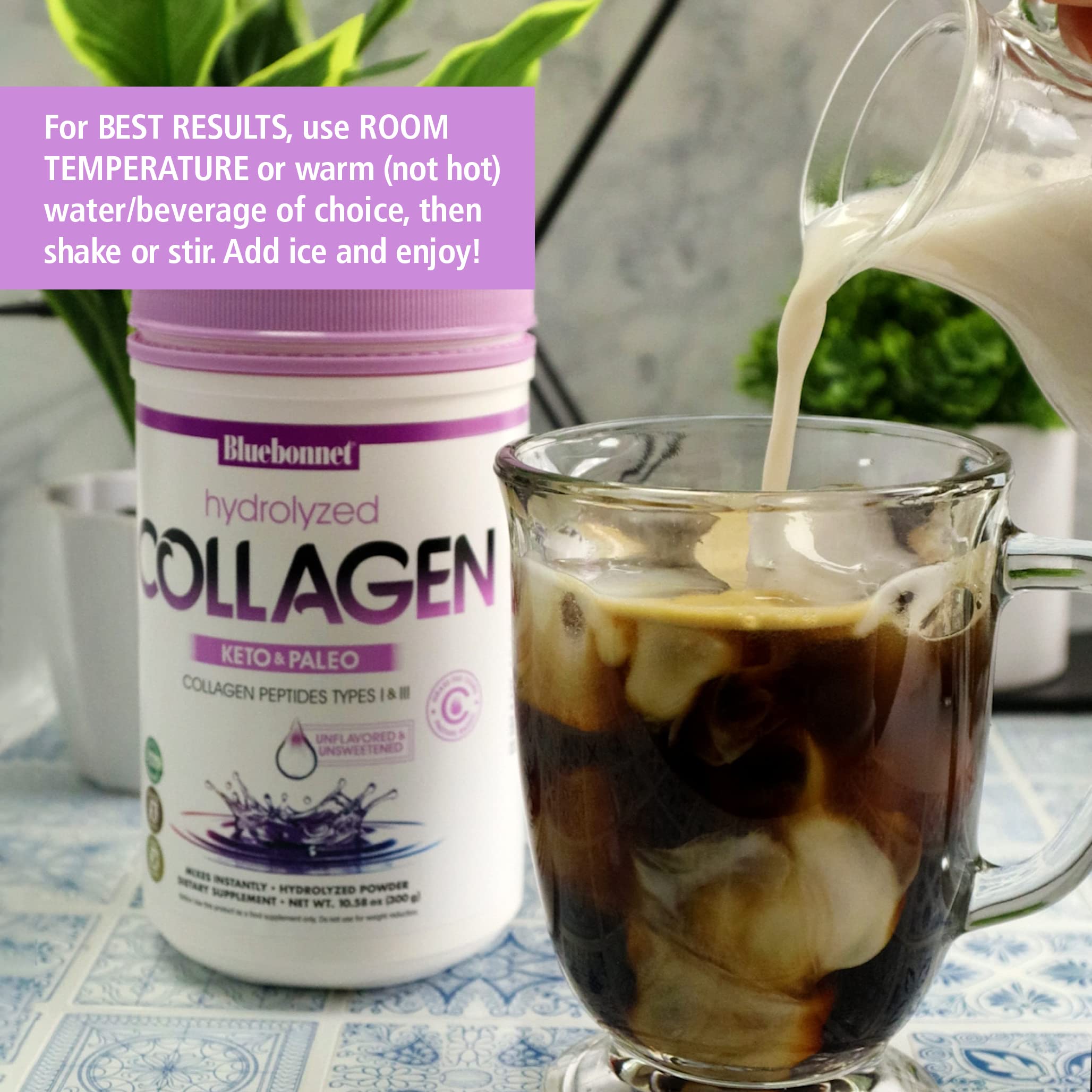 BlueBonnet Collagen Peptides 390g packaging